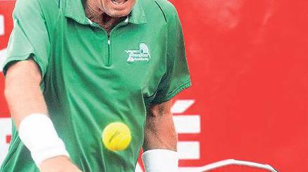 Immer mal wieder am Ball. Ivan Lendl spielt morgen in Seeburg.