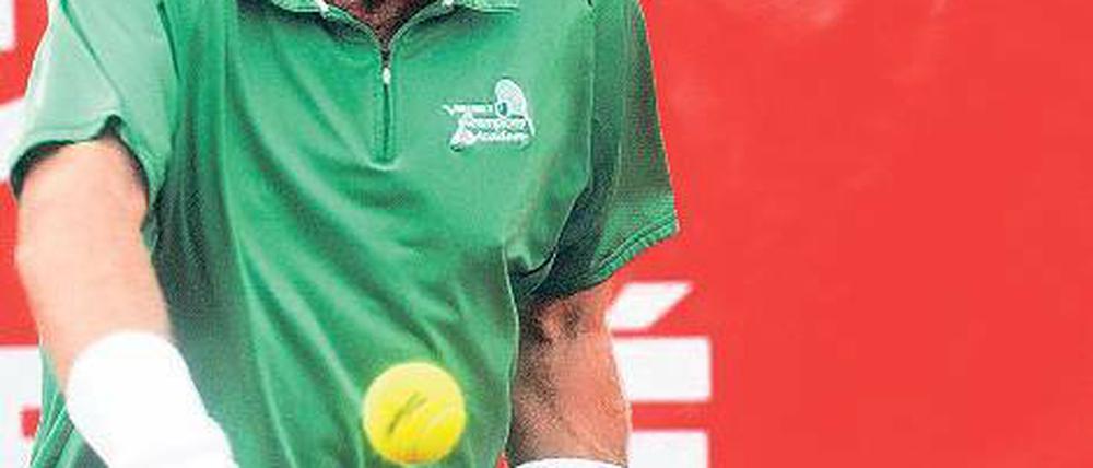 Immer mal wieder am Ball. Ivan Lendl spielt morgen in Seeburg.