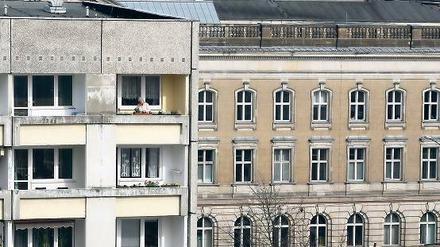 Soll abgerissen werden: Der Wohnblock Staudenhof am Alten Markt 10.