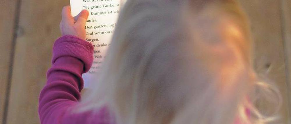 Teure Lieder. Doch in der Regel können die Kleinen in der Kita noch nicht lesen.