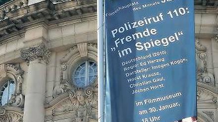 Drehort des Monats. Im Stadthaus entsteht der Polizeiruf 110. Am 30. Januar zeigt das Filmmuseum um 18 Uhr die Episode Fremde im Spiegel.