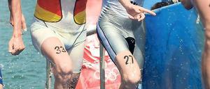 Wieder daheim. Der Potsdamer Triathlet Christian Prochnow, hier bei den Olympischen Spielen 2008 in Peking, kehrte am Montag vom Training aus Südafrika zurück.