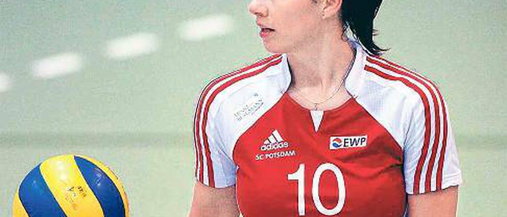 Gut entwickelt. Kristina Schlechter erwartet mit dem SC morgen Sinsheim.