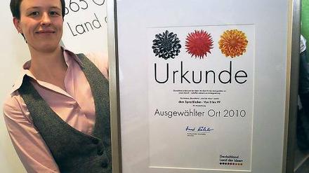 Auszeichnung für den Sprachladen von Anna-Kristina Mohos.
