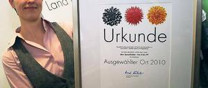 Auszeichnung für den Sprachladen von Anna-Kristina Mohos.