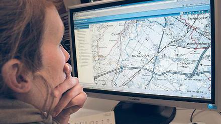 Zugriff mit nur einem Klick: Die Geodaten des Landkreises können künftig im Internet abgerufen werden.