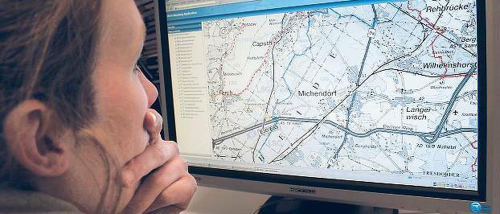 Zugriff mit nur einem Klick: Die Geodaten des Landkreises können künftig im Internet abgerufen werden.