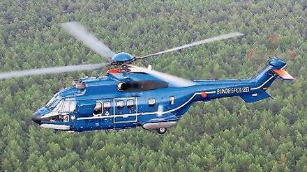 Bald im Anflug auf Potsdam? Ein Super Puma der Bundespolizei.