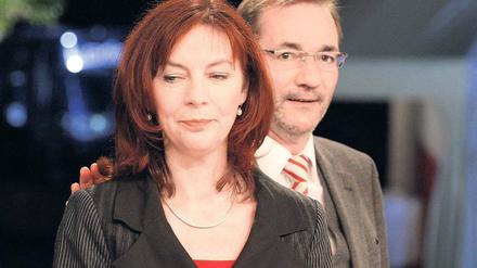 Überrascht. Linksfraktionschefin Kerstin Kaiser hat nicht mit der Rückzugsforderung von Ministerpräsident Platzeck gerechnet.