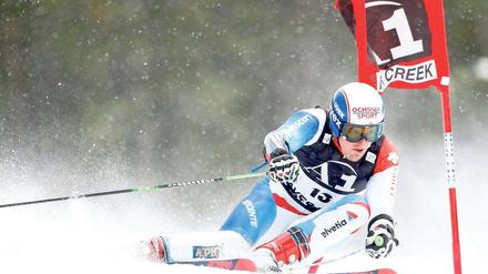 Rantasten ans Limit. Daniel Albrecht bei seinem Comeback.