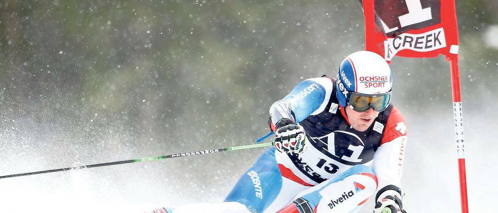 Rantasten ans Limit. Daniel Albrecht bei seinem Comeback.