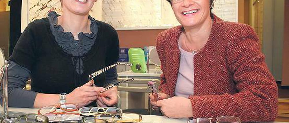 Haben Durchblick. Barbara Weise (r.) und Mitarbeiterin Andrea Gohlke.