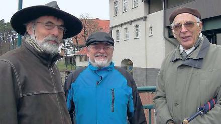 Siegertypen. Axel Mueller, Gerhard Hallmann und Gerhard Casperson (v.l.).