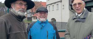 Siegertypen. Axel Mueller, Gerhard Hallmann und Gerhard Casperson (v.l.).