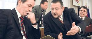 Miteinander vertraut. Matthias Platzeck und Rainer Speer müssen mit weiteren Enthüllungen rechnen.