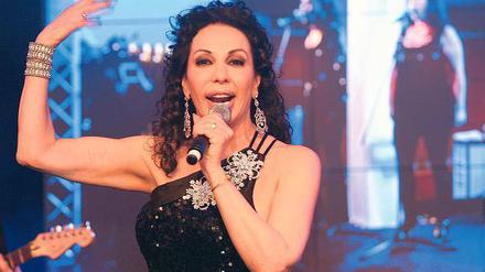 Sang als Stargast. 80er-Jahre-Ikone Jennifer Rush auf der Tulip-Gala.