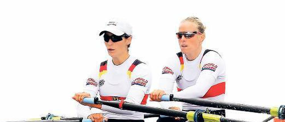 Erfolgreich in Neuseeland: Daniela Reimer (rechts) und Anja Noske bei den WM.