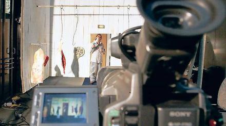 Im Fokus der Besucher. Beim Tag der offenen Tür in der Filmhochschule konnte das Publikum auch den Regisseuren bei der Arbeit über die Schulter schauen.