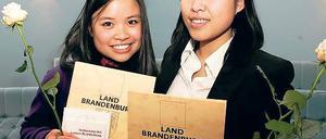 Eingebürgert. Viet Anh Tran (l.) und Nhu Pham Trang Thi.