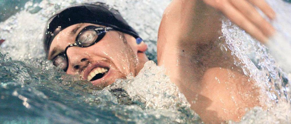 Aufbauwettkampf. Den Weltcup in Berlin bestreitet Yannick Lebherz ebenso wie seine beiden Trainingsgefährten aus dem vollen Training heraus. Die Potsdamer wollen sich vor allem für die Kurzbahnmeisterschaften empfehlen.