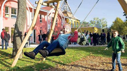 Neue Betriebskita für den Medienstandort Babelsberg. Die offizielle Eröffnung fand am Samstag statt.