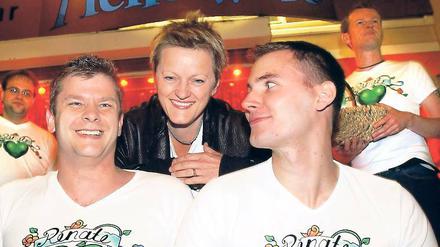 Grüne Sympathien. Der Zuspruch für den Berliner Landesverband nimmt in den Umfragen kontinuierlich zu. Renate Künast als designierte Spitzenkandidatin für die Abgeordnetenhauswahl 2011 hätte derzeit Chancen, Regierende Bürgermeisterin zu werden.
