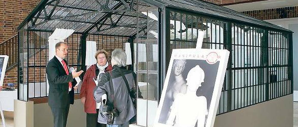 Tradition. Das Modell der ersten Filmateliers der Ufa-Filmstudios.