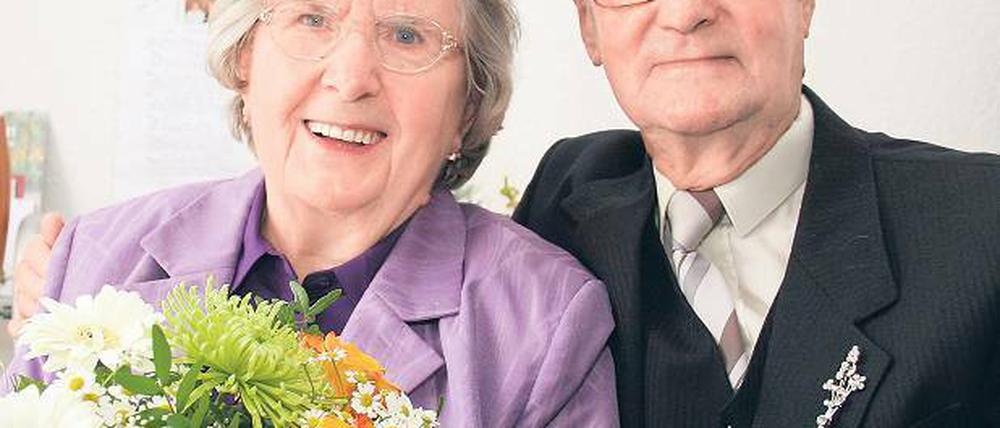 Jubilare: Hannelore und Wolfgang Heinz Heinemann.