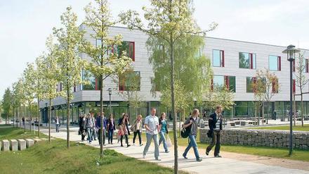 Exzellent studieren. Der Neubau der FH-Potsdam in der Pappelallee.