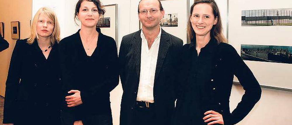Die vier Preisträger Nadja Küchenmeister, Hanna Lemke, Kai Wiedenhöfer und Sabine Springer (v.l.)