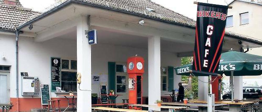 Im Umbruch: Der Biker-Treff an der Berliner Straße.