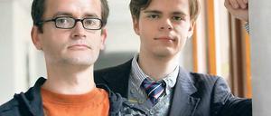 Auf Faust-Trip. Mario Neubert (l.), und Regisseur Marcus Löwer.