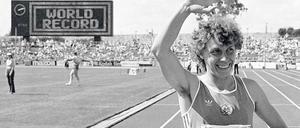 Eine Zeit für die Ewigkeit. In Canberra lief die Rostockerin Marita Koch 1985 die 400 Meter in 47,60 Sekunden.