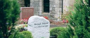 Schlichtes Gedenken auf dem Friedhof in Uetz.