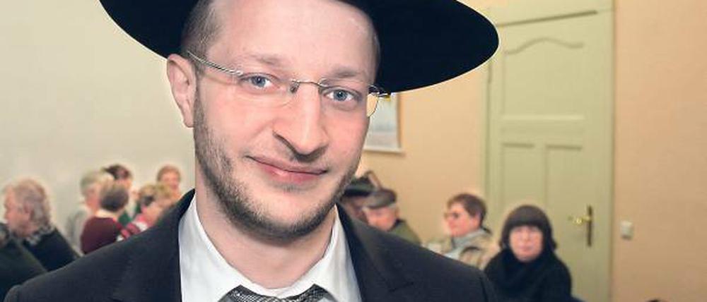 Neuer Rabbi : Shlomo Afanasev.