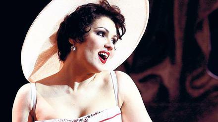 Auch bald live in Potsdam zu erleben. Zumindest auf der Leinwand: Die Sopranistin Anna Netrebko.