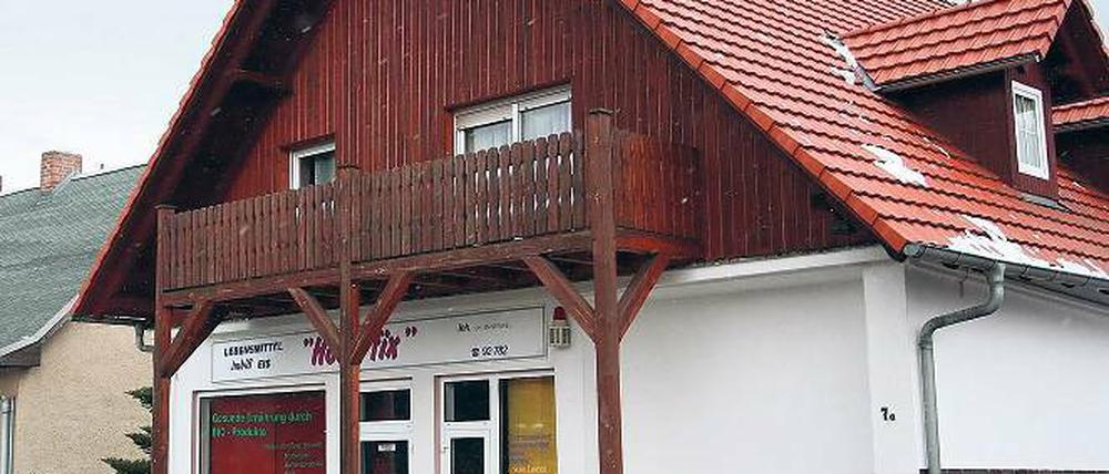 Vor dem Abriss. Der Dorfkonsum in Spremberg-Weskow.