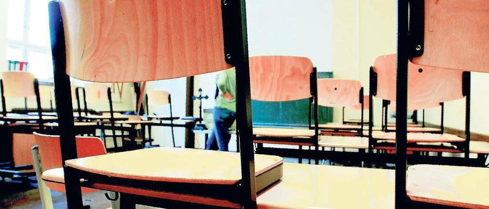 Ausfall als letztes Mittel. Um Schüler nicht nach Hause zu schicken, gibt es an den Schulen häufig Stillarbeit.