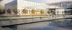 Vier Sterne. Der Entwurf des Steigenberger-Hotels am neuen Flughafen.