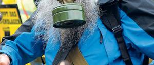 Harte Fronten. Auch CCS-Gegner aus Brandenburg demonstrierten in Berlin.