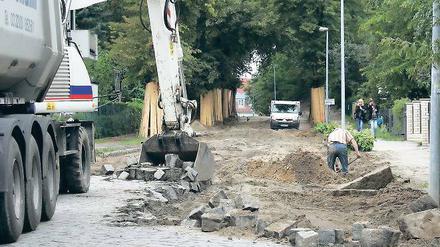 Größte Investition. Für die Sanierung der Kesselgrundstraße ist in diesem Jahr eine Million Euro vorgesehen.
