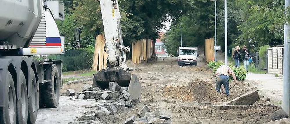 Größte Investition. Für die Sanierung der Kesselgrundstraße ist in diesem Jahr eine Million Euro vorgesehen.