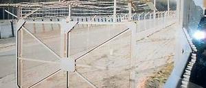 Bilder der Mauer. Der Grenzstreifen An der Stammbahn in Kleinmachnow.