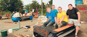 Die Wanne ist voll! Das Beelitzer Jugendparlament mit dem Kompass der Jugend.