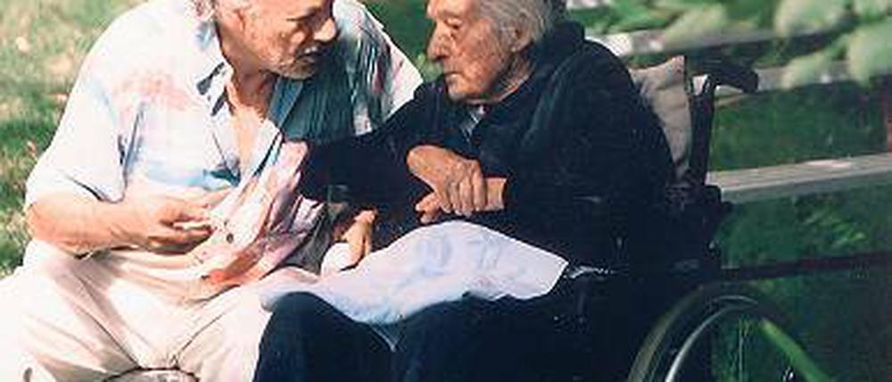 Im Juli entstand dieses Bild von Margarete Hollmann und einem Freund.