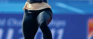 Erleichtert. Sarah Mayer holte Speerwurf- Gold nach Potsdam.