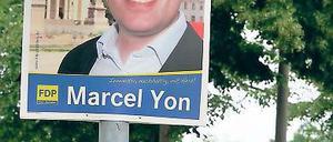 Blickfänger? Auch mittels ihrer Plakate erhoffen sich die Kandidaten für das Potsdamer Oberbürgermeisteramt Bekanntheit und damit mehr Chancen am Wahltag, den 19. September.