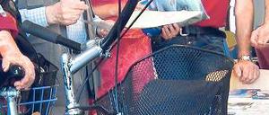 Radeln: Dazu will die Bürgerinitiative Waldstadt anregen.