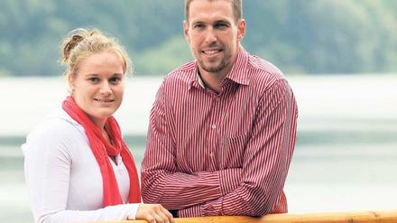 Vor den WM. Anne Hackel und Stefan Köllner vom OSC Potsdam.