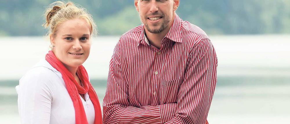Vor den WM. Anne Hackel und Stefan Köllner vom OSC Potsdam.
